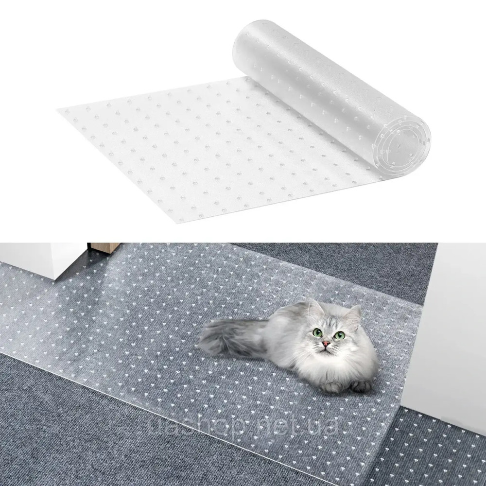 Pet Carpet Protector 15 x 4 ПВХ, стійкий до подряпин Vevor
