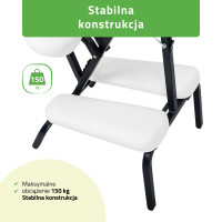 Масажне крісло Flexo – біле HABYS  до 150кг