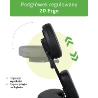 Масажне крісло Flexo – біле HABYS  до 150кг