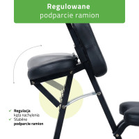 Масажне крісло Flexo – біле HABYS  до 150кг