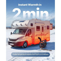 VEVOR Diesel Heater Air Heater 5-8KW DC 12V/24V Портативний допоміжний обігрівач (все в одному) з дистанційним керуванням і 511994