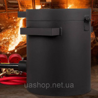 Пропанова плавильна піч 4 KG, газова  для плавлення металів, пропановий глиняно-графітовий тигель, ковальська Vevor
