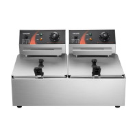 Фритюрниця VEVOR 295 x 235 x 150 мм Комерційна електрична фритюрниця, подвійна холодна зона фритюрниці YB-82 фритюрниця машина Фритюрниця VEVOR 295 x 235 x 150 мм Комерційна електрична фритюрниця, подвійна холодна зона фритюрниці YB-82 фритюрниця машина