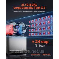 VEVOR 3Lx2 Комерційна машина для приготування морозива Slush 525871