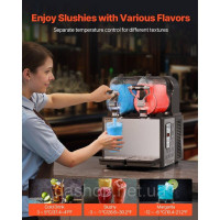 VEVOR 3Lx2 Комерційна машина для приготування морозива Slush 525871