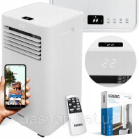 Портативный кондиционер EBERG RIO, 3 кВт, Wi-Fi, осушитель, 24 л/24 часа, 2 светодиода + ClimaLock
