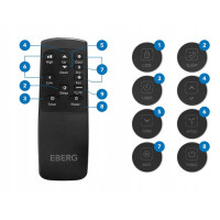 Портативний кондиціонер EBERG RIO 3 кВт осушувач повітря 24 л/24 год 2xLED WiFi + ClimaLock
