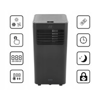 Портативний кондиціонер EBERG RIO 3 кВт осушувач повітря 24 л/24 год 2xLED WiFi + ClimaLock