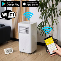 Кондиционер портативный Yoer 3 кВт 30м2 +WiFi +Тепловой Насос