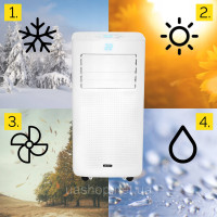 Кондиционер портативный Yoer 3 кВт 30м2 +WiFi +Тепловой Насос