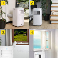 Кондиционер портативный Yoer 3 кВт 30м2 +WiFi +Тепловой Насос
