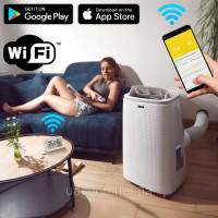 Кондиционер портативный  4 в 1 Yoer 4,7 кВт, 75 м2, осушитель воздуха + WiFi + тепловой насос