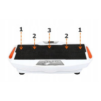 Вібраційна платформа MASSAGER MAX-319G  до 120 кг