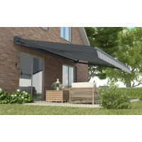 Терасний тент (ручний) Focus Garden PREMIUM 400х300 сірий/білий   61840