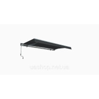 Терасний тент (ручний) маркіза Focus Garden PREMIUM 400х300 сірий 61841