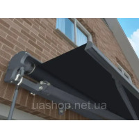 Терасний тент (ручний) маркіза Focus Garden PREMIUM 400х300 сірий 61841