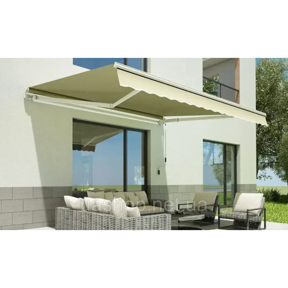 Терасний тент, ручний маркіза Focus Garden Classiс 300x250 бежевий   61936