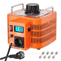 Автоматичний трансформатор напруги VEVOR 3000VA 0-300V LCD дисплей для регулювання змінного струму 63324