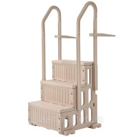 Vevor 676132 Драбина 3-Step Pool Ladder Safety Ladder 181 кг для басейнів 91,4-121,9 см