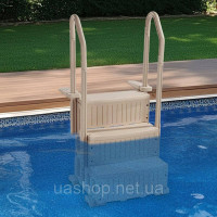 Vevor 676132 Драбина 3-Step Pool Ladder Safety Ladder 181 кг для басейнів 91,4-121,9 см