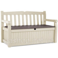 Лавка-ящик для зберігання Keter Eden Garden Bench 265 л бежева