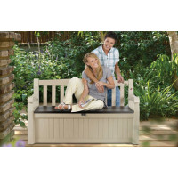 Лавка-ящик для зберігання Keter Eden Garden Bench 265 л бежева
