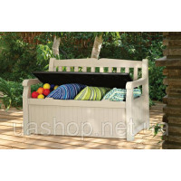 Лавка-ящик для зберігання Keter Eden Garden Bench 265 л бежева