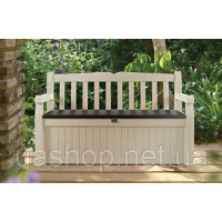 Лавка-ящик для зберігання Keter Eden Garden Bench 265 л бежева