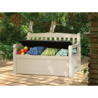 Лавка-ящик для зберігання Keter Eden Garden Bench 265 л бежева