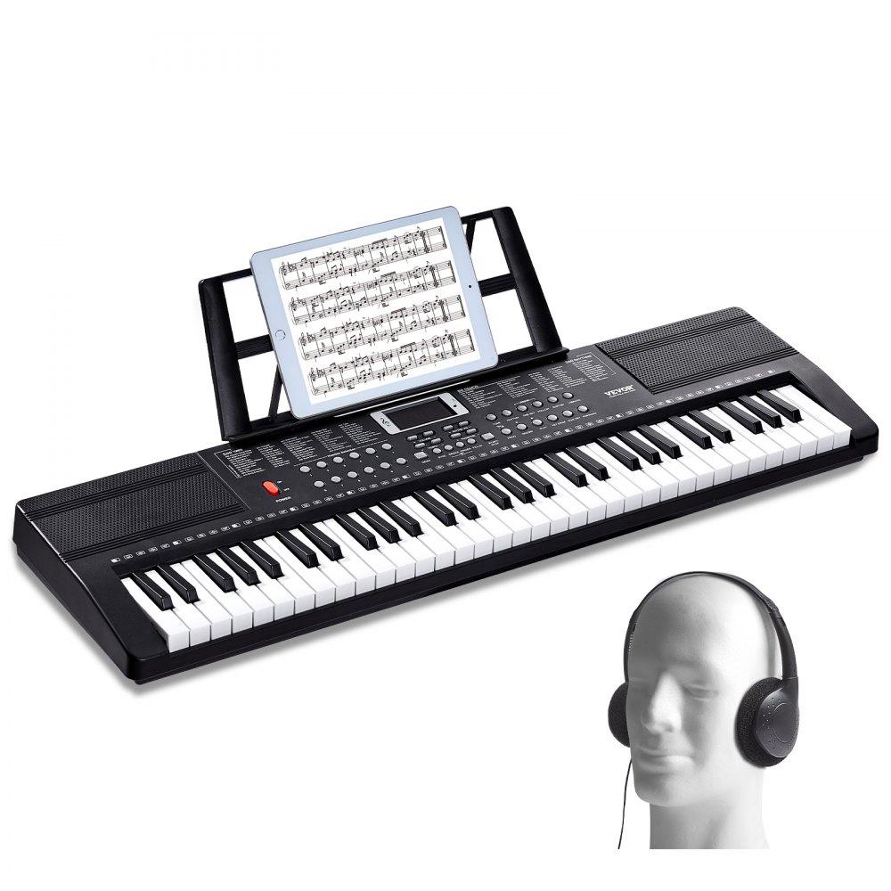 Vevor 775316 Digital 61 Keyboard Електропіаніно Цифрове піаніно 200 ритмів Vevor 775316 Digital 61 Keyboard Електропіаніно Цифрове піаніно 200 ритмів