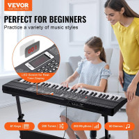 Vevor 775316 Digital 61 Keyboard Електропіаніно Цифрове піаніно 200 ритмів Vevor 775316 Digital 61 Keyboard Електропіаніно Цифрове піаніно 200 ритмів