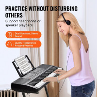 Vevor 775316 Digital 61 Keyboard Електропіаніно Цифрове піаніно 200 ритмів Vevor 775316 Digital 61 Keyboard Електропіаніно Цифрове піаніно 200 ритмів