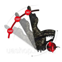 Игровое кресло Huzaro Force 4.7 Camo Mesh