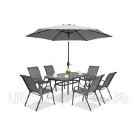 Садові меблі Garden Point Modena Grey на 6 осіб