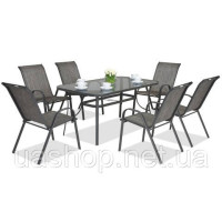 Садові меблі Garden Point Modena Grey на 6 осіб