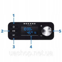 Сушарка для їжі Mozano з пластиковими вкладками AGD/SUS/02 450 Вт