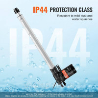Vevor 982501 6000N Лінійний привід DC 12V Лінійний привід IP44 Електричний лінійний двигун 400мм довжина ходу