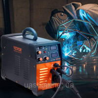 Vevor 983815 MIG/MMA/LIFT TIG 3 в 1 Зварювальний апарат 50-250 А зварювання порошковим дротом (0,8 мм і 1 мм)
