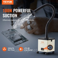 Vevor 983818 Витяжка зварювального диму 100 Вт Витяжка зварювального диму 240 м³/год Міні настільний поглинач