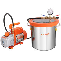 Vevor 985495 Багатофункціональний насос вакуумний насос з вакуумною камерою 11л 100л/хв вакуумний насос 150Вт Vevor 985495 Багатофункціональний насос вакуумний насос з вакуумною камерою 11л 100л/хв вакуумний насос 150Вт