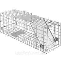 Vevor 986611 Пастка для куниці 610x203x203мм живця оцинкований залізний дріт пастка для кроликів пастка для