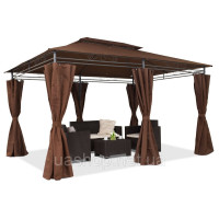 Садова альтанка Garden Point Ibiza 3х4м коричнева 60372
