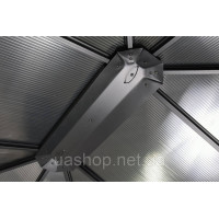 Сучасна садова альтанка Santiago 3x4m Garden Point antracyt