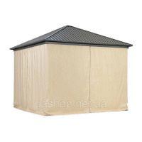 Металева альтанка Sardinia Premium 3x3 Garden Point бежева