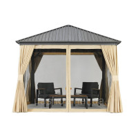 Металева альтанка Sardinia Premium 3x3 Garden Point бежева