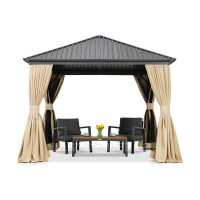 Металева альтанка Sardinia Premium 3x3 Garden Point бежева