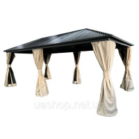 Металева альтанка Sardinia Premium 3x6 Garden Point бежева