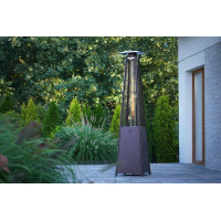 Пірамідальна опалювальна парасолька Saturn brown Garden Point