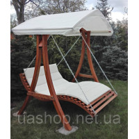 Дерев'яні садові гойдалки Manila Garden Point /GAP146