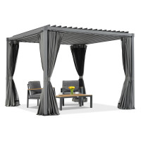 Терасна пергола Garden Point антрацит Madera Premium 3x3м